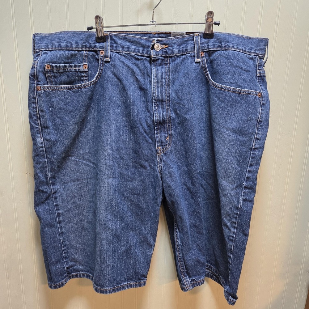 Levis 569 Shorts‎ Mens 40 Blue Denim Loose Straight Fit Bermuda Casual Summer